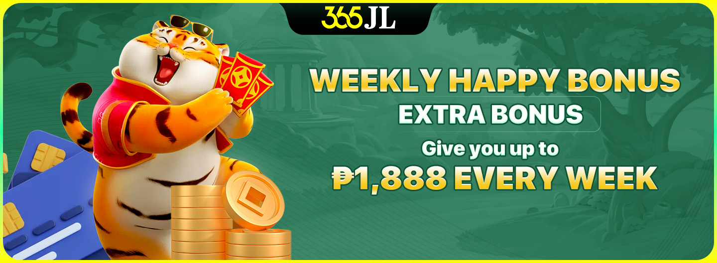 Weekly Happy Bonus promotion banner
